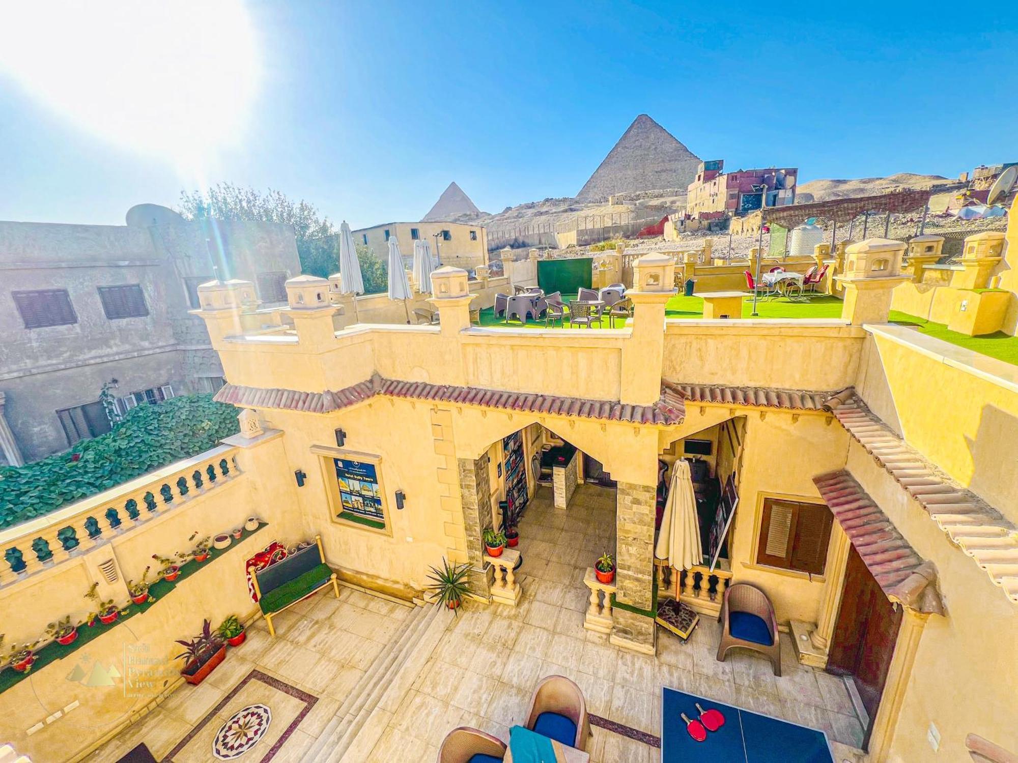 Sidi Hamad Pyramids View Hotel Kafrat al Jabal ภายนอก รูปภาพ