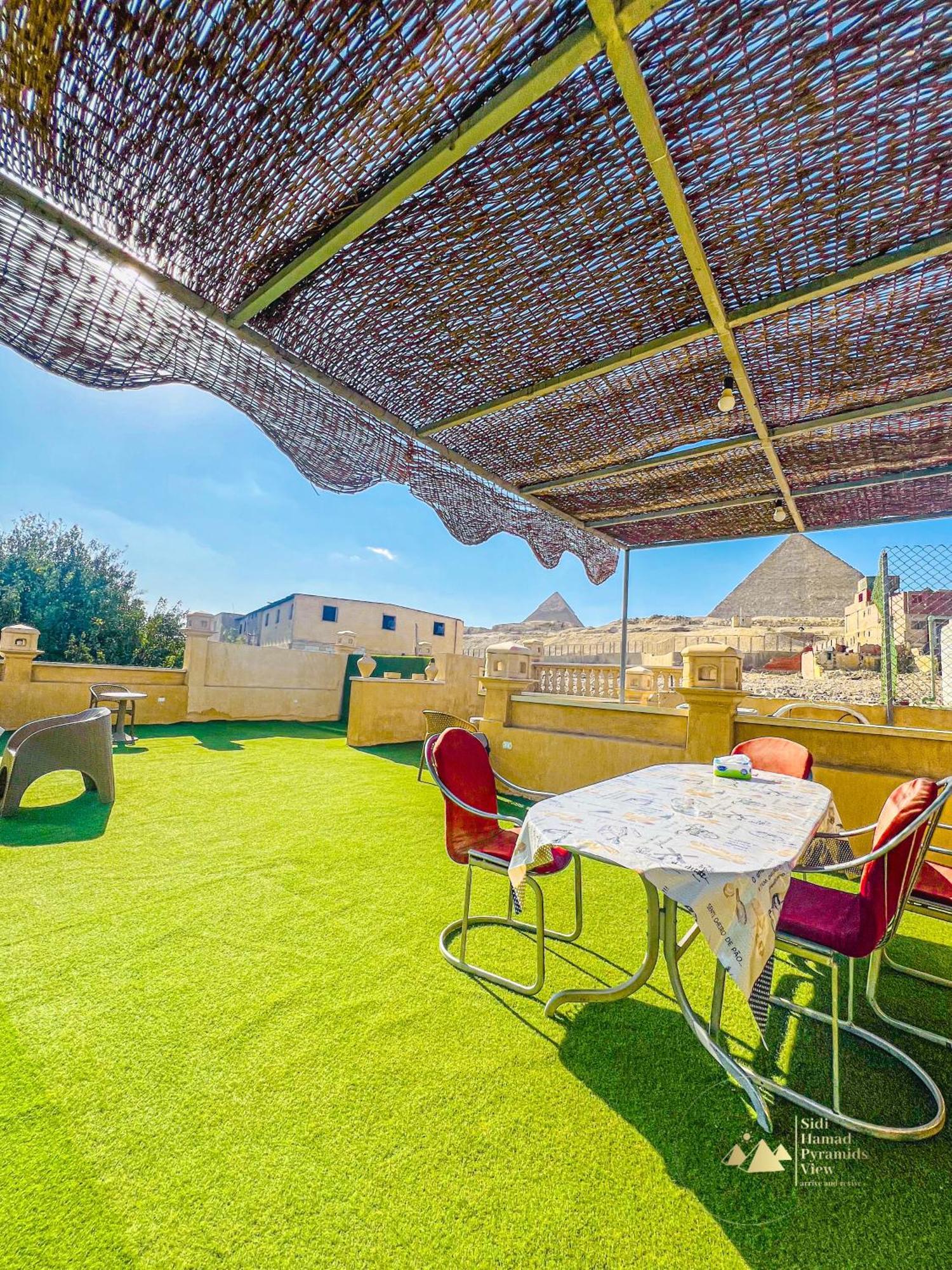 Sidi Hamad Pyramids View Hotel Kafrat al Jabal ภายนอก รูปภาพ