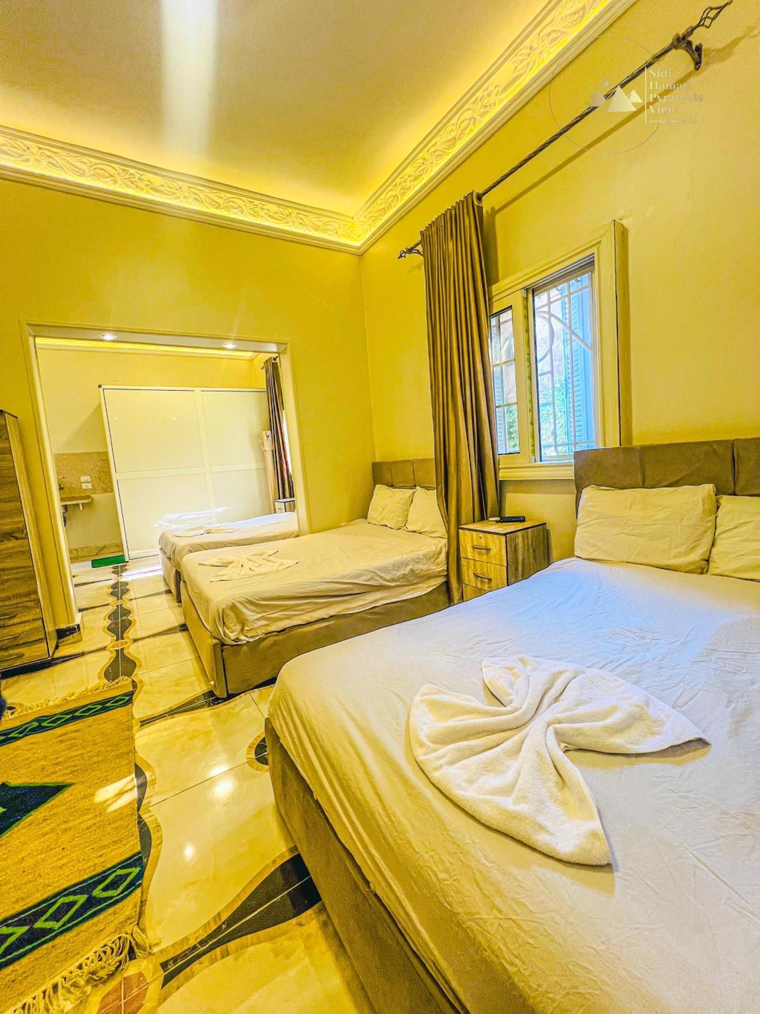 Sidi Hamad Pyramids View Hotel Kafrat al Jabal ภายนอก รูปภาพ