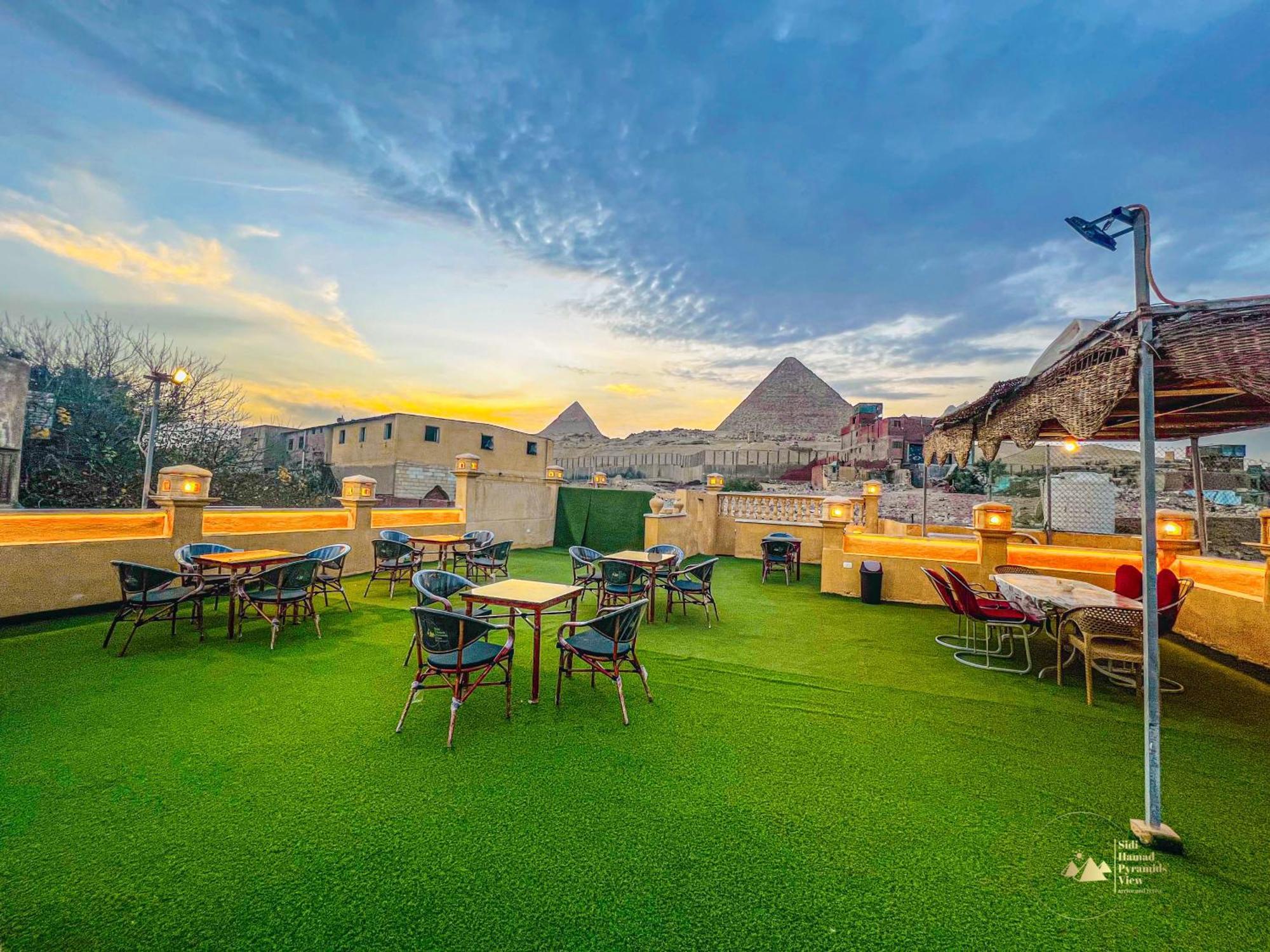 Sidi Hamad Pyramids View Hotel Kafrat al Jabal ภายนอก รูปภาพ